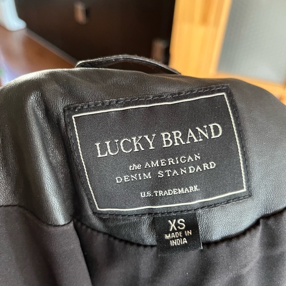 Lucky Brand Leather Jacket - Picture 2 of 2